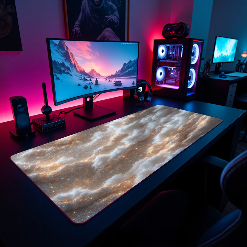 Polyester Desk Pad, 23.6x13.8