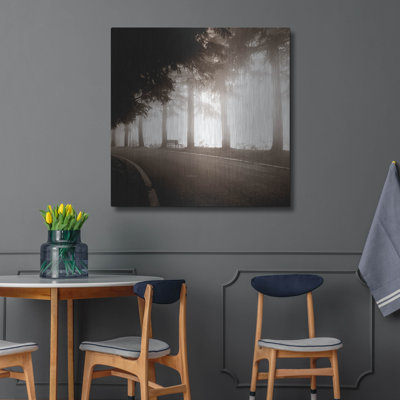 «Roadside Bench» par Photoinc Studio, art mural en métal