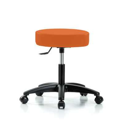 Koah Adjustable Height Stool with Removable Casters/Wheels
