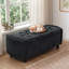Banc de rangement capitonné 46,5 po Modern-1658481950