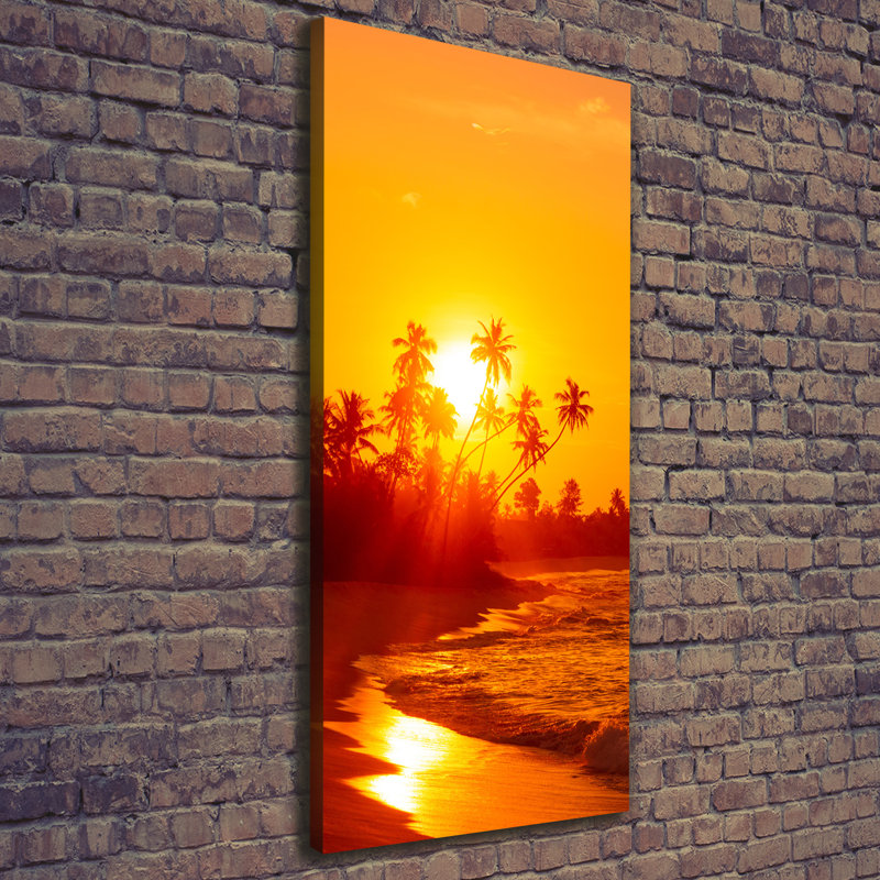 Tropical Beach - Wrapped Canvas Print