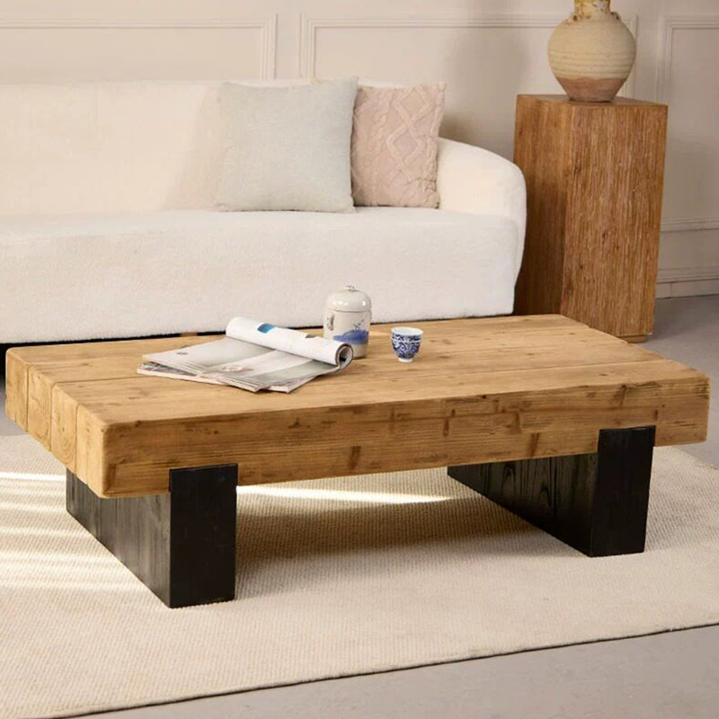 Table basse American, H 17,7 po x L 55,1 po x l 23,6 po