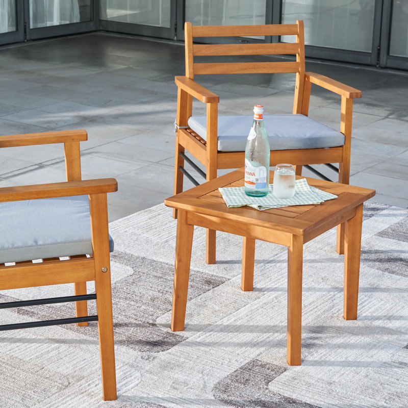 Jeshia 2 - Person Patio Conversation Sets with Cushions