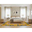 Tapis botanique beige lavable à la machine-368141179