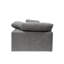 Canapé modulaire en lin avec repose-pieds Naveen