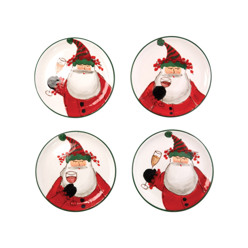 Old St. Nick Handmade Earthenware Bread And Butter Plate
