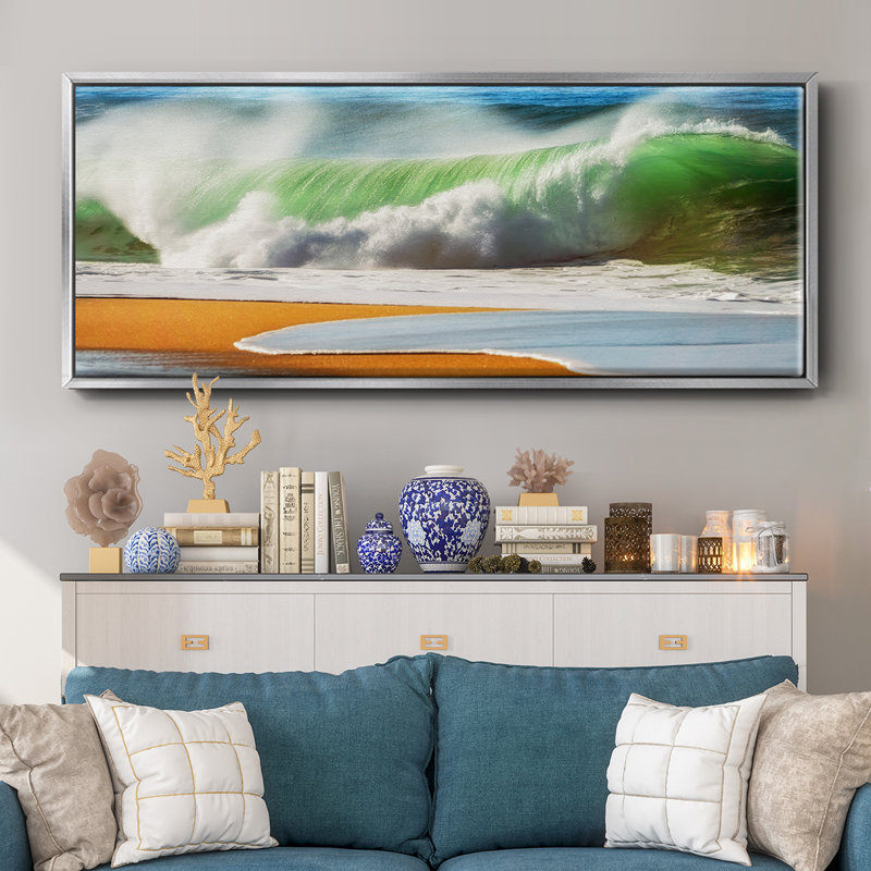 The Wave- Framed Canvas