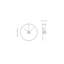 Ombra Solid Wood Skeleton Wall Clock-374185155