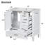 Meuble-lavabo 30 po avec lavabo, 3 tiroirs et porte à fermeture douce Urso, structure en bois massif Urso-640899637
