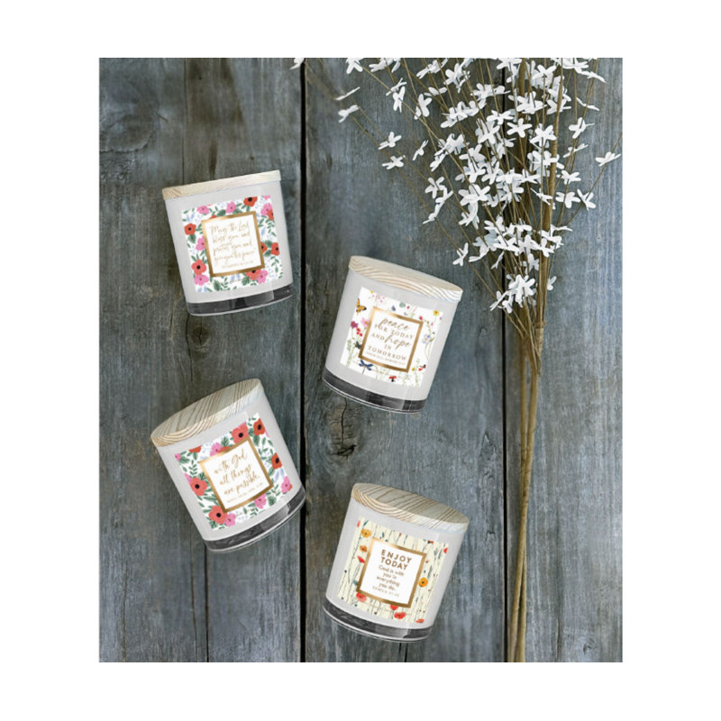 Soy Candle Floral Peace For Today