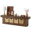 Meuble télé 63 po avec paniers de rangement, centre de divertissement en bois pour téléviseurs de 55/60/65 po-1290370130