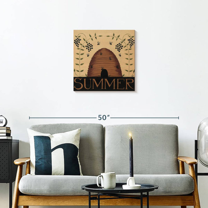 Brampt Summer Bees, 20" H x 20" W