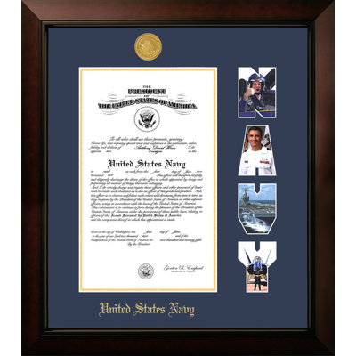 Navy Certificate Legacy Picture Frame