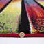 Striped Polypropylene Rug & Runner – Modern Soft Pile, Easy Clean, High Traffic Area Carpet-116722966