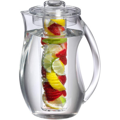Pichet à infusion de fruits, transparent, 93 oz