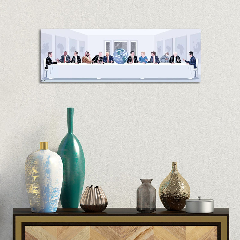 Earth's Last Supper by Elad Shagrir - Wrapped Canvas Panoramic Gallery-Wrapped Canvas Giclée