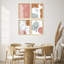 «Modern Line Art visages and Botanicals Illustration Relax Minimalist Abstract Wall Decor», 4 pièces-101519993-101519994