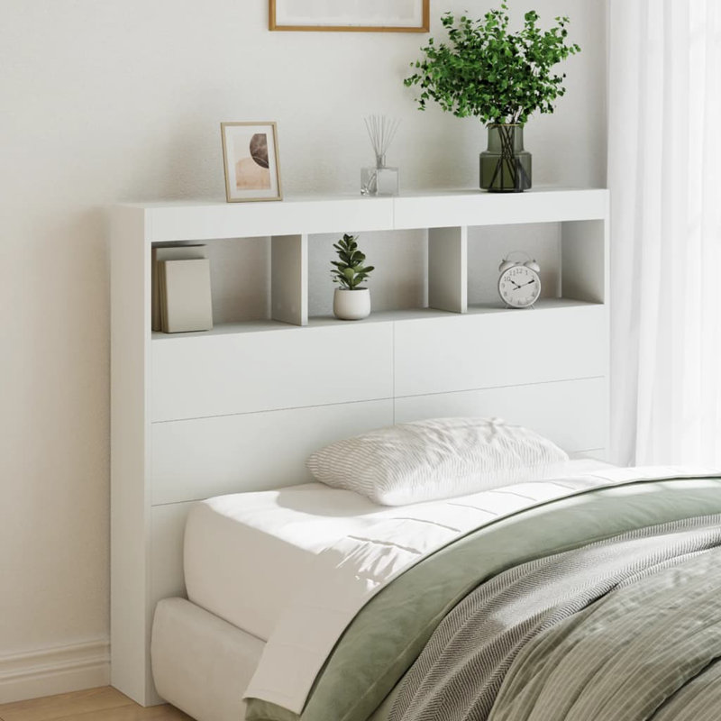 Cedria Headboard, Small Double - 120 x 190 cm, White