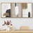 Grunge Brown Gray Paint Abstract Modern Rustic Nordic Home Decor - Framed Canvas Print Wall Art Work-119018242-73380045