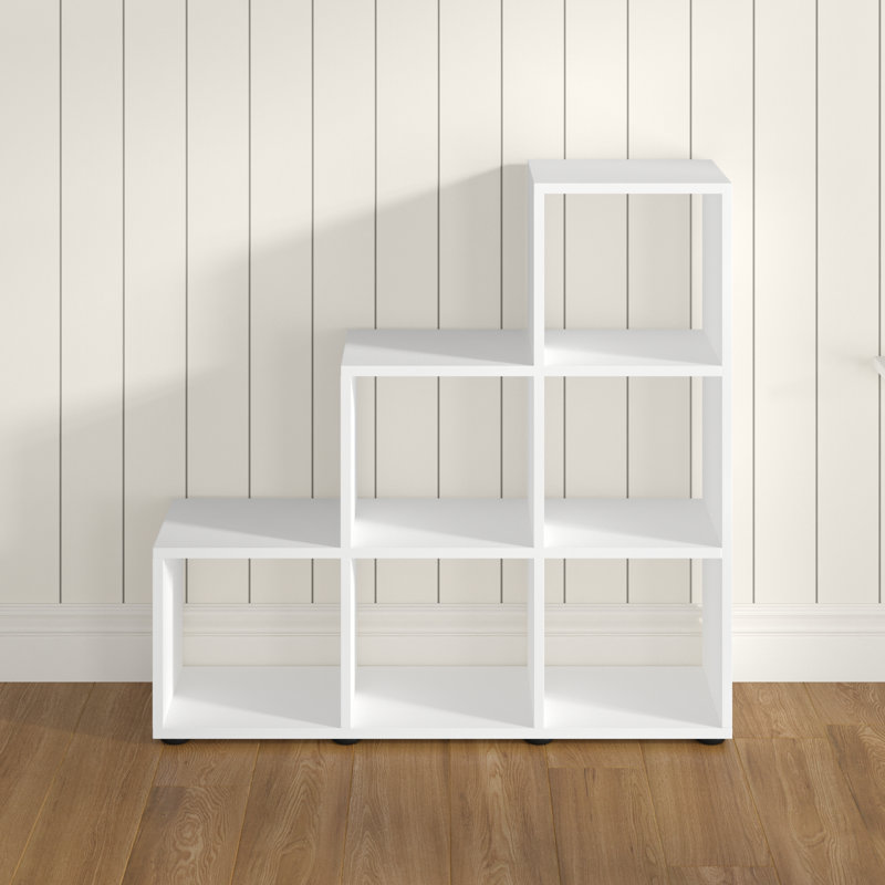 Flounder Cube Bookcase, White