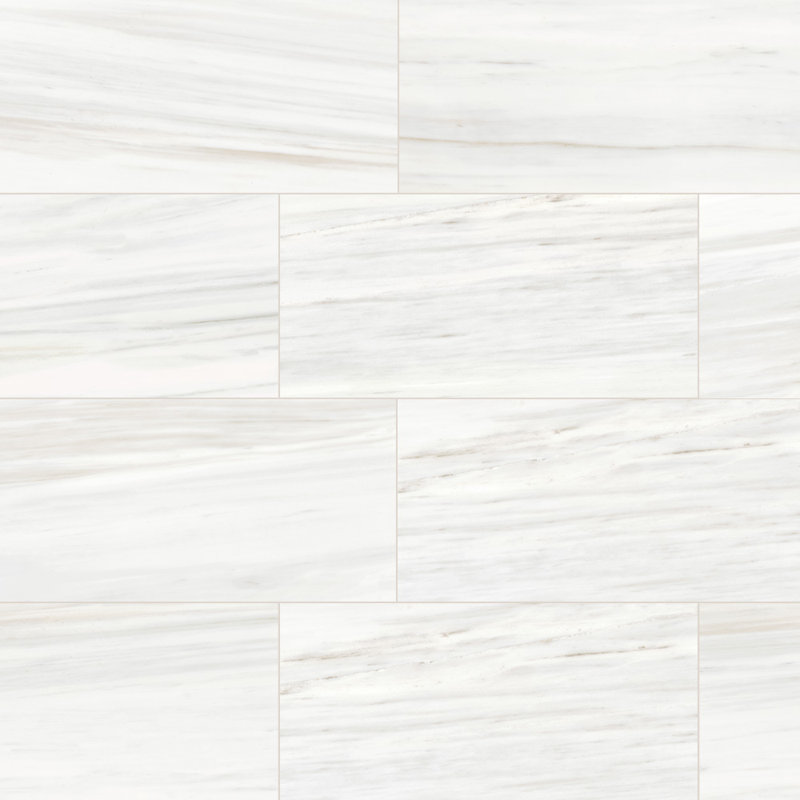 Vert ombre mat 12X24, Blanc