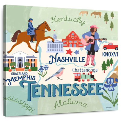 Aliaz State Maps - Tennessee Attractions