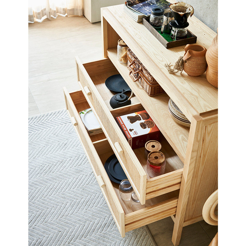 Vitrine multifonctionnelle couleur bois
