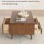 Table basse moderne en bois massif rectangulaire-1122257872