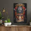 Trinx «Fire Fighter Skull» par Flyland Designs, art mural en métal-2081975156