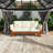 Outdoor Adjustable Patio Wooden Daybed Sofa With Cushions