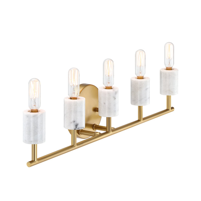 Éclairage pour meuble-lavabo à 5 lumières à intensité variable Lector