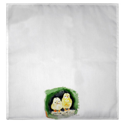Serviettes à main poussins Megumi