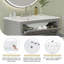 Ensemble de meuble-lavabo gris 60 po-1833123457