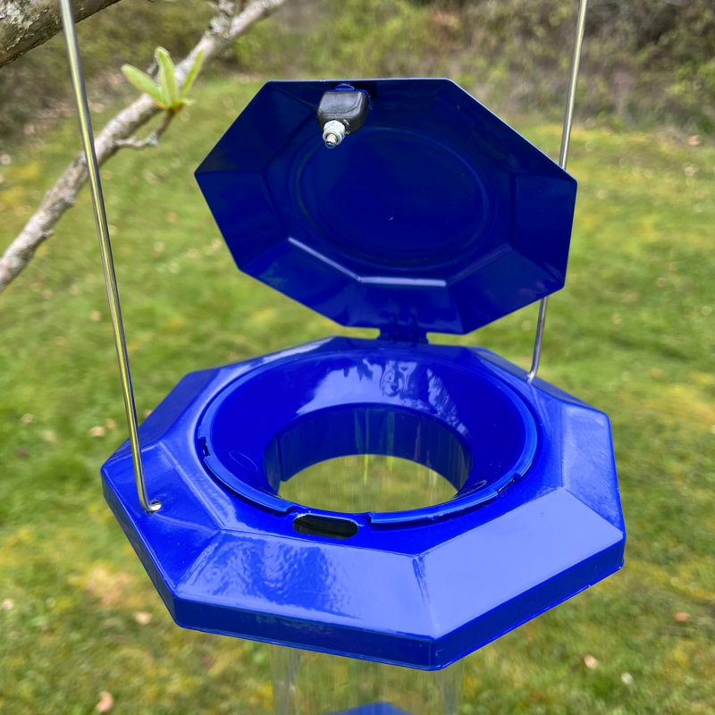 Lal Metal Hanging Tube Bird Feeder