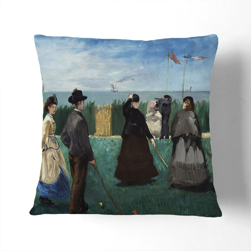 Square Cushion, 40cm H x 40cm W x 15cm D