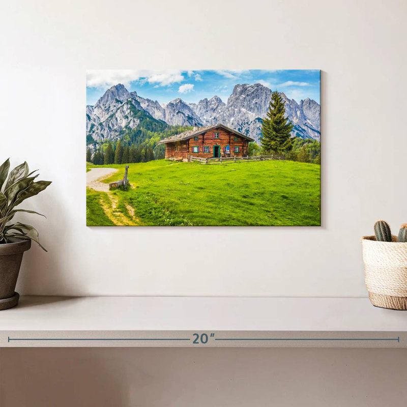 Alvord Chalet In The Alps, 8" H x 12" W