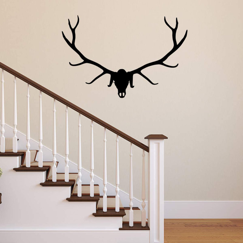 Animals Wall Decal, 18" H x 24.5" W, Black