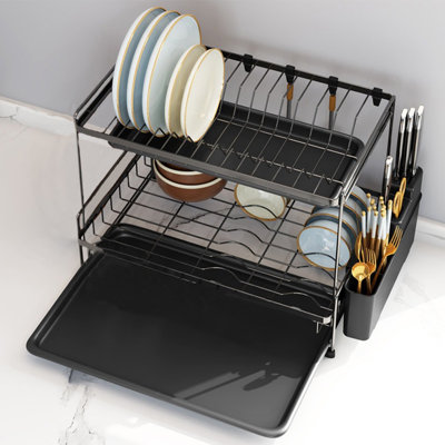 Steel Over The Sink Dish Rack