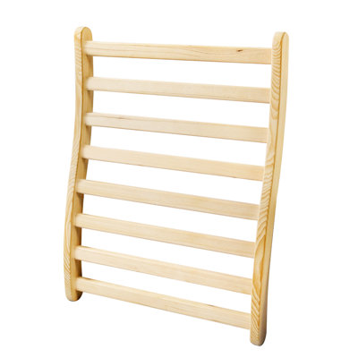 Avec une pruche en bois naturel en forme de S, un accessoire, réduit le stress du dos dans la pruche, un banc pour le soutien infrarouge, une posture confortable, une capacité de charge de 300 lb, aucun assemblage requis