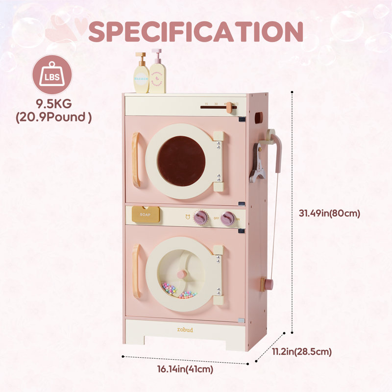 Kids Washer And Dryer Playset