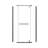 Corner Shower Enclosure 36 In. W X 72 In. H Frameless Neo-Angle Shower Enclosure, 1/4" (6Mm) Clear SGCC Tempered Glass, Pivot Shower Door In Matte Black,Shower Base Not Included-122371849