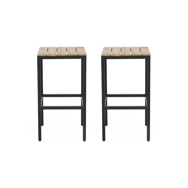 Tabouret de bar, Teck