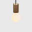 Porcelain II Pendant Light In Walnut
