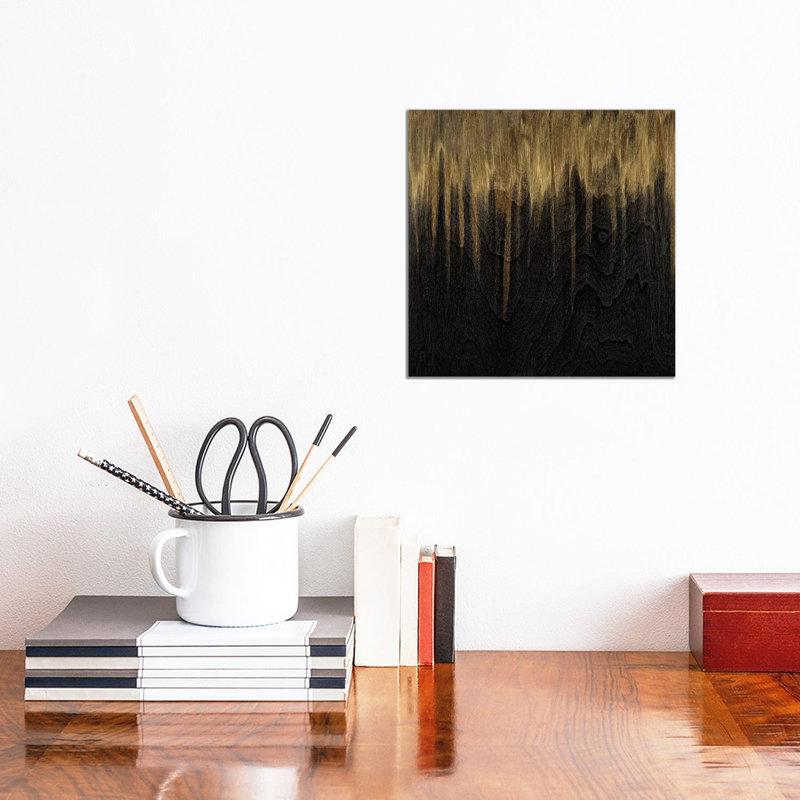 Gold Untitled by Corrie LaVelle - Wrapped Canvas Gallery-Wrapped Canvas Giclée, 93.98 cm H x 93.98 cm W x 3.175 cm D