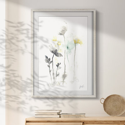 Printed Stem Illusion II -Framed Print