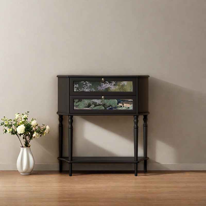 Console multifonctionnelle en bois massif