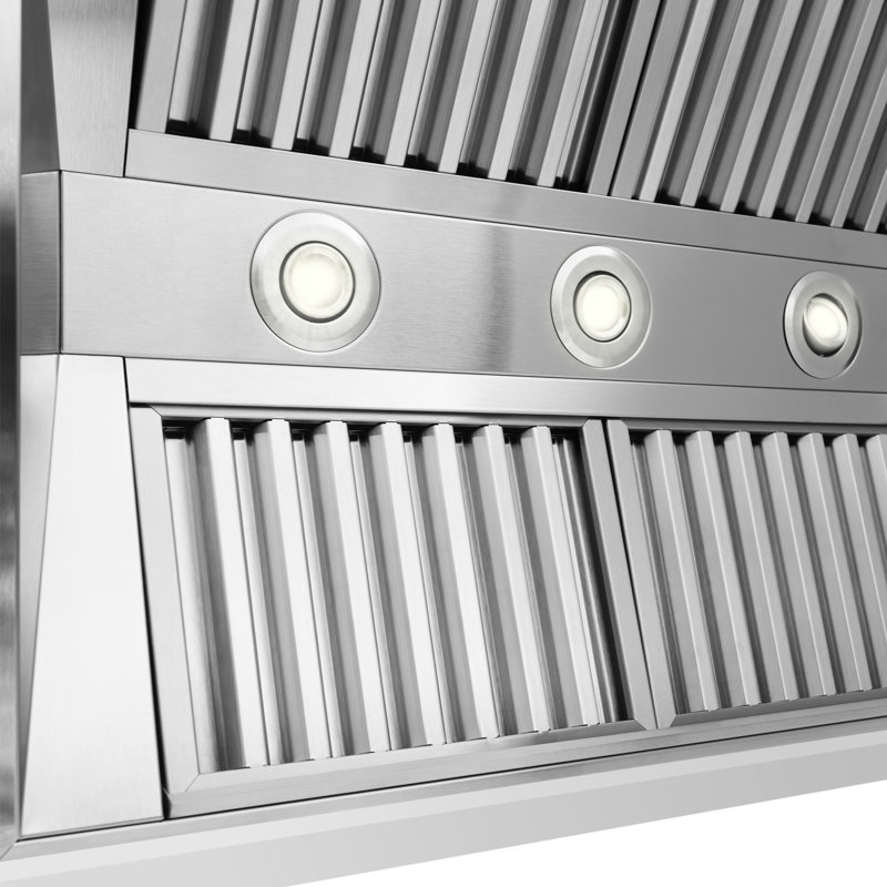 ZLINE 36 in. Wooden Wall Mount Range Hood in Rustic Bright White Finish, Bright White