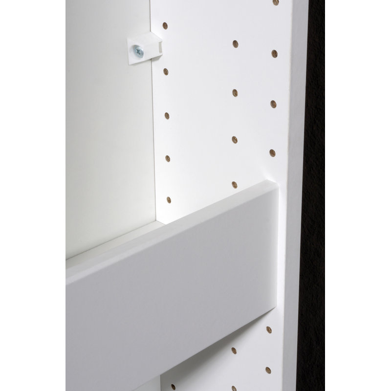 Welcome 10 Pair Shoe Storage Cabinet, White/Blackberry