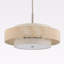 Lustre suspendu cylindrique 6 lumières en nickel-1633834703