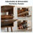 Medieval Modern Independent Shoe Cabinet, Shoe Storage Cabinet,, Fence Shoe Cabinet With 2 Flip Drawers, Suitable For Corridors And Entrances